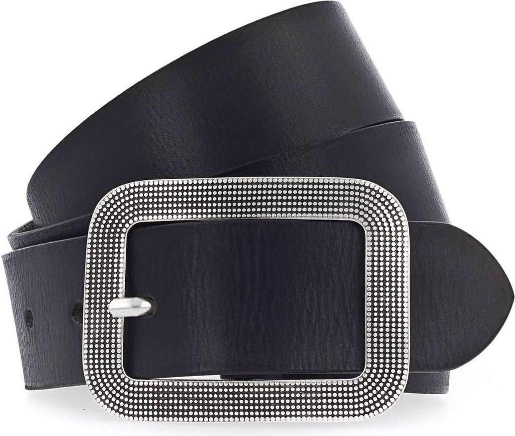 Vanzetti Leder Gürtel 40mm Leather Belt W105 Black schwarz