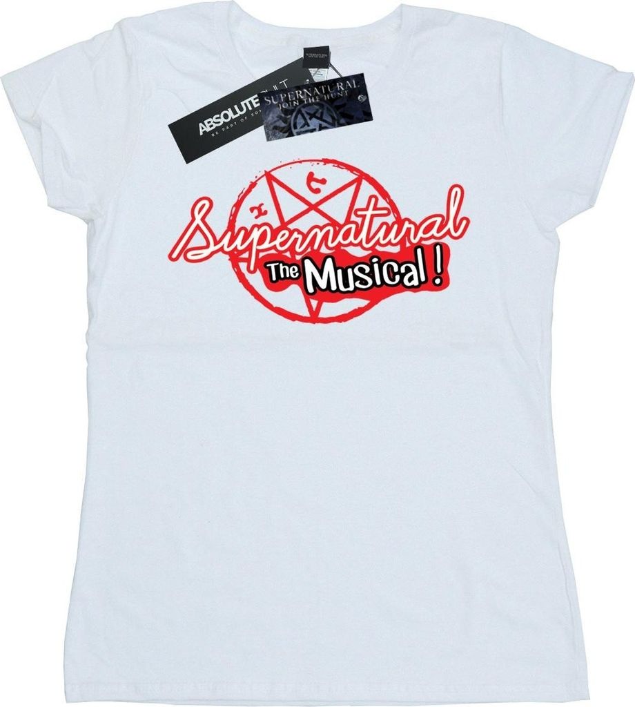 Supernatural - "The Musical" T-Shirt für Damen BI40562 (M) (Weiß)