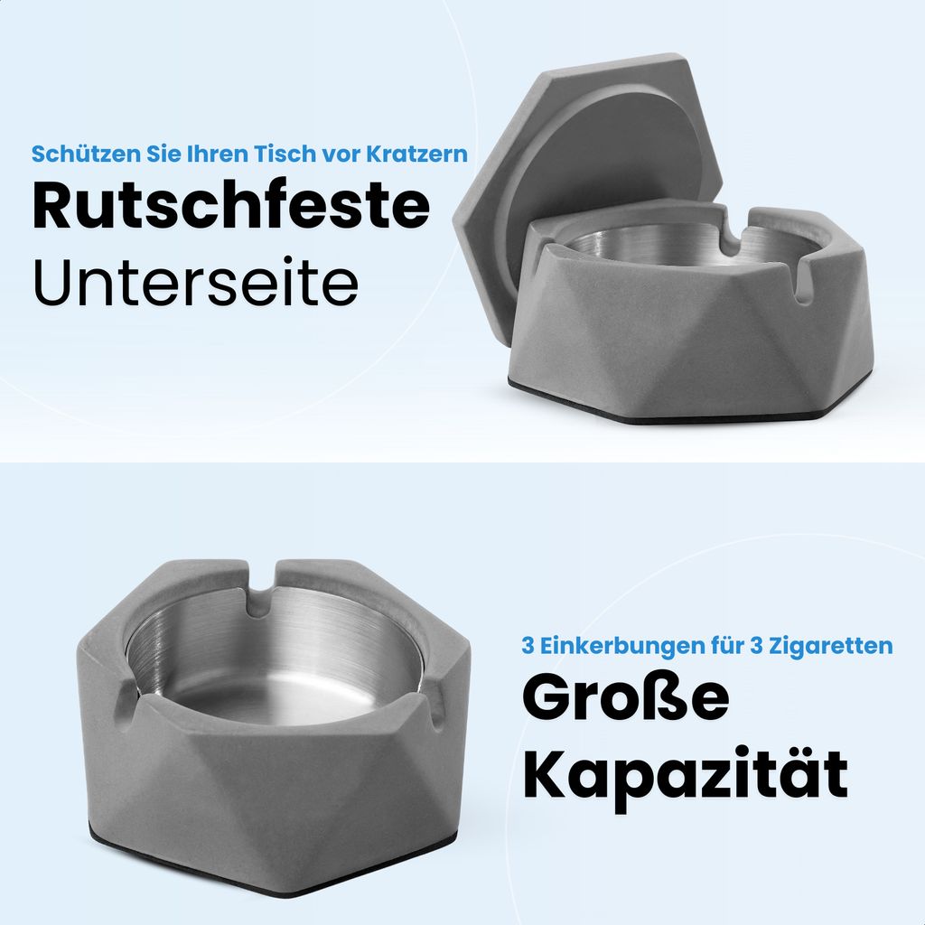 Auto Aschenbecher Mit Deckel - Winddichter Aschenbehälter Für Fahrzeuge