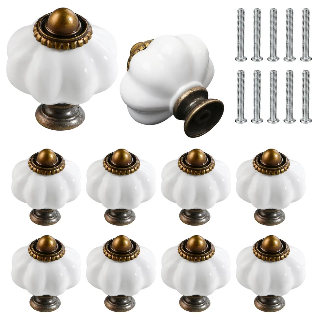 Lot de 10 boutons déco pour personnaliser vos penderies et commodes