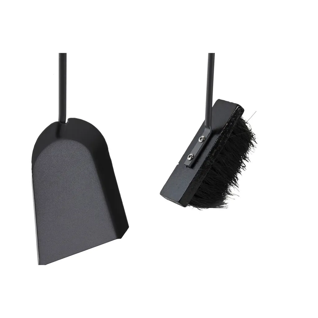Accessoires de cheminée pour poêle à bois en inox noir - Format compact - 2
