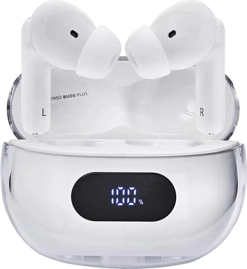 Intenso Buds Earphone Plus T312Ae blanc - Écouteurs sans fil Bluetooth