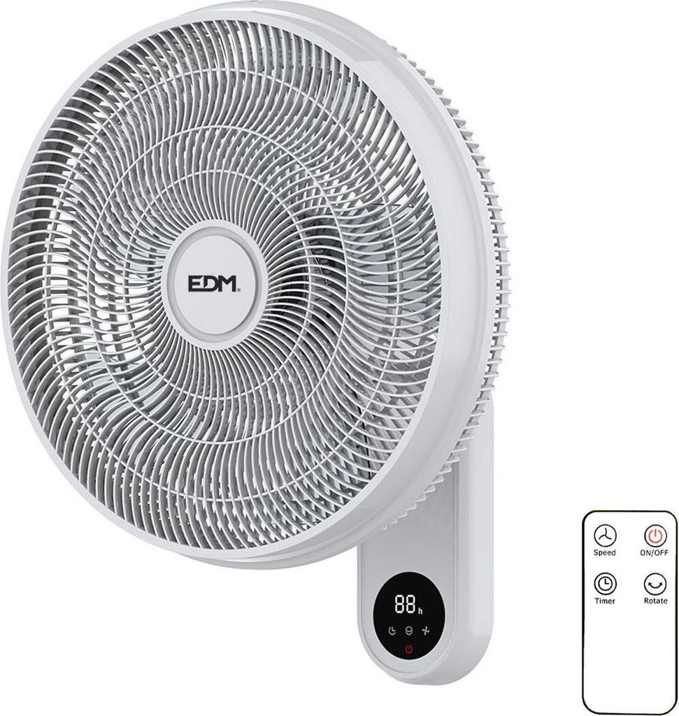 Wentylator ścienny EDM biały 50 W Zdjęcie produktu 