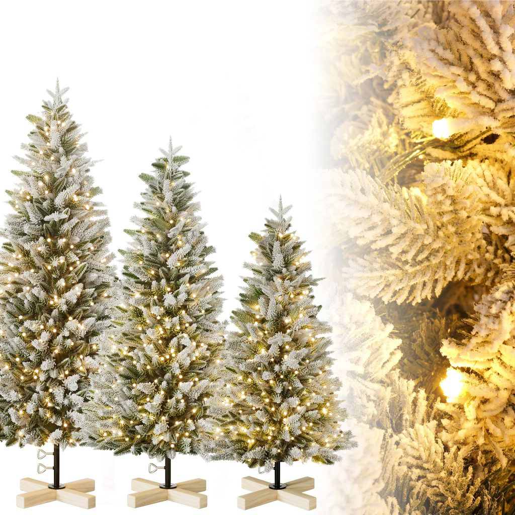 LZQ kerstboom, 180 cm hoog, met 350 LED-lampjes en Productafbeelding 