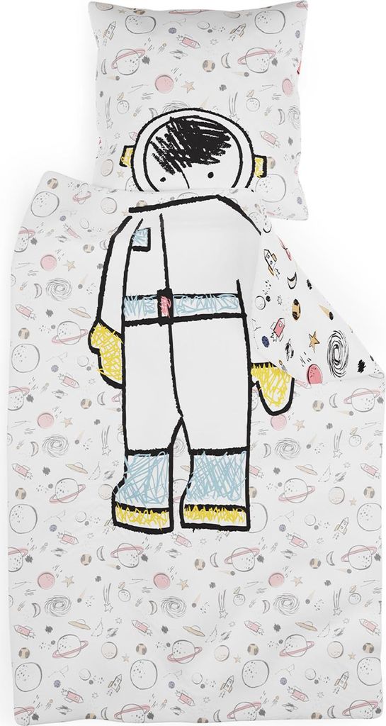 SLEEPWISE Kinderbettwäsche 135x200 | 2tlg. Bettwäsche Kinder mit Kissenbezug 80x80 cm | Extraweiche Mikrofaser Kinder Bettwäsche Set mit Reiß...