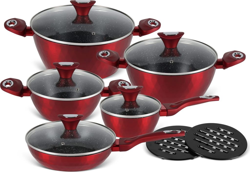 EDENBERG EB-5637 12-teiliges Kochgeschirr-Set