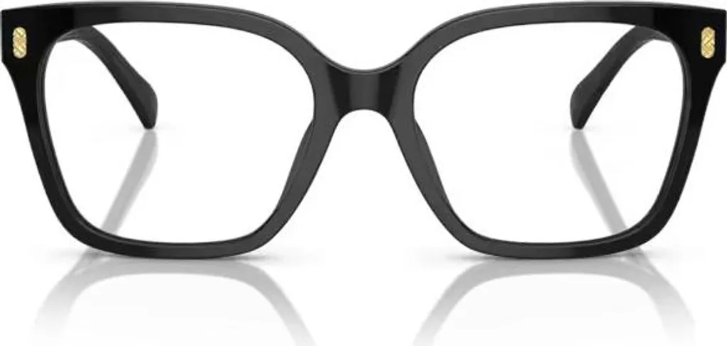 Ralph RA 7158U 5001 Lunettes Noires Légères avec Charnières Robustes