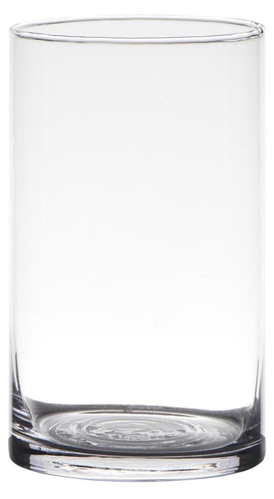 Hakbijl verre décoratif, vase cylindre H. 15cm D. 9cm Image du produit 