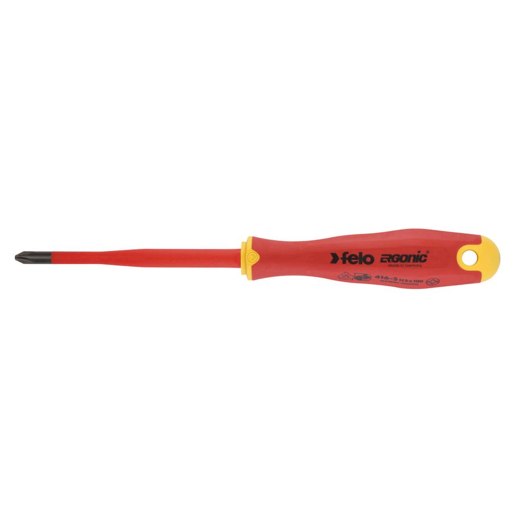felo Schraubendreher E-Slim Ergonic VDE 416 Plus/Minus Produktbild 