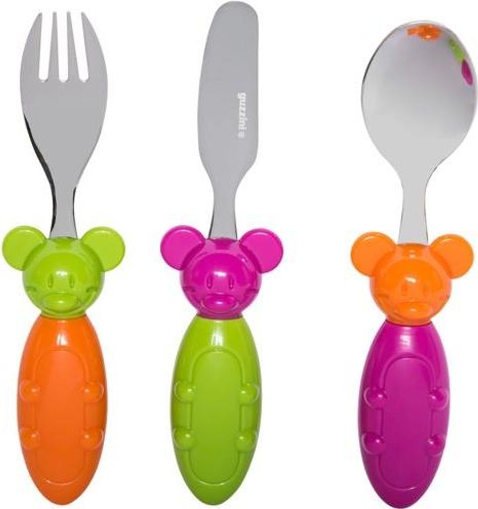 Guzzini TIP TOP TAP Besteck 3 Set mit Etui Assorted col.