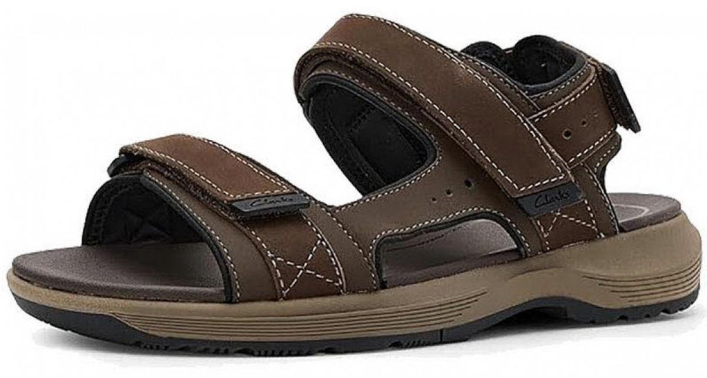 Clarks guideview trek bee Sandale braun in Gr. 45 Produktbild 