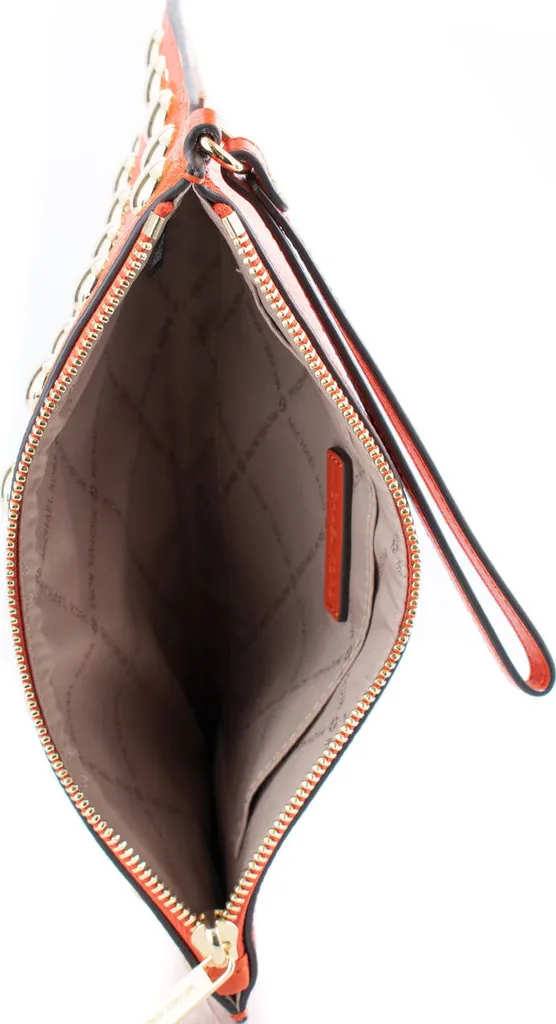 Sac porté main Michael Kors rouge idéal pour le travail et sorties