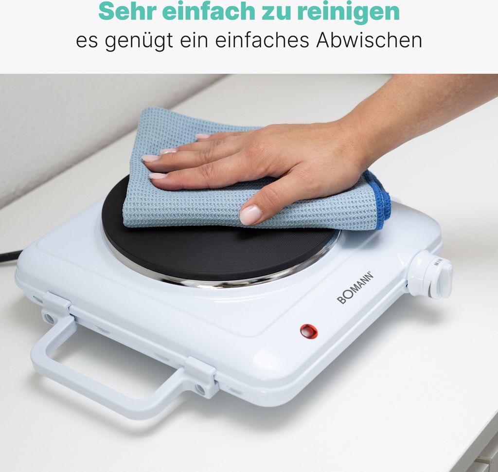 Bomann® Einzelkochplatte | Leistungsstarke Kochplatte mit Produktbild 5