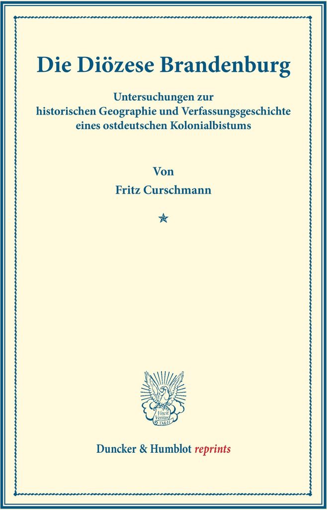 Die Diözese Brandenburg