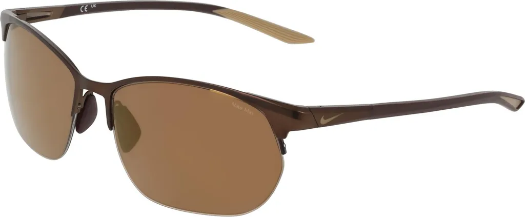 Lunettes de soleil homme Nike Modern Metal Zone monture noyer brossé