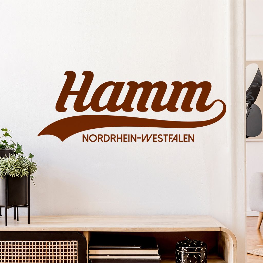 Hamm Nordrhein-Westfalen Wandtattoo Wandaufkleber Wall Sticker - Dekoration, Küche, Wohnzimmer, Schlafzimmer, Badezimmer