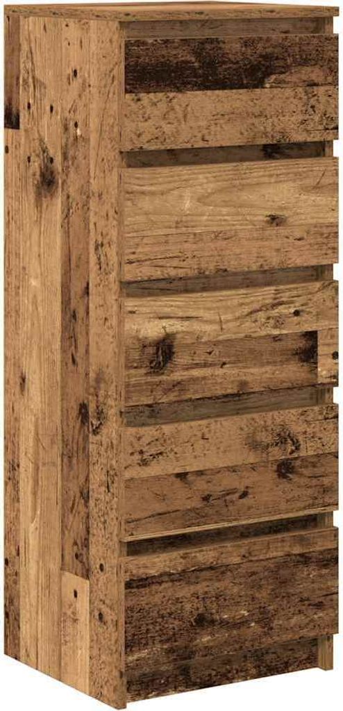 Sideboard mit Schubladen Altholz-Optik 37,5x35x99 cm