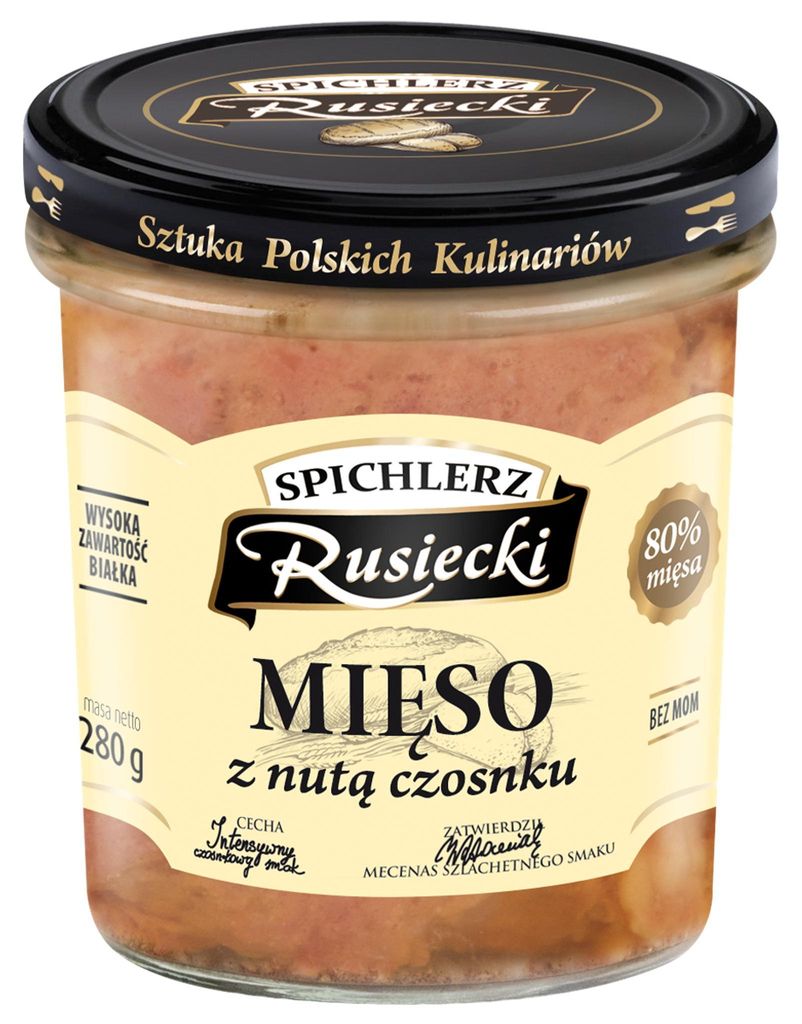 Mięso wieprzowe z czosnkiem Spichlerz Rusiecki 280 g Zdjęcie produktu 