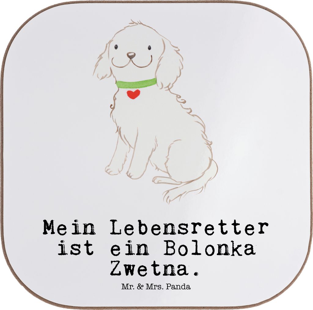 Mr. & Mrs. Panda Untersetzer Kaffee Bolonka Zwetna Lebensretter - Weiß - Geschenk, Coaster, Tsvetnaya, Tischuntersetzer, für Gläser, gläserunte...