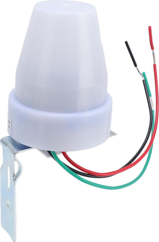 Dämmerungssensor 10A, automatischer Lichtschalter mit Lichterkennung für Außenleuchten, AC100-240V