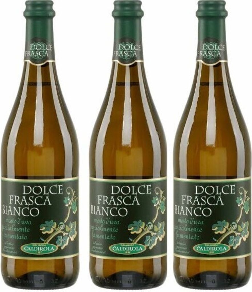 Dolce Frasca Bianco Caldirola 3x0,75l | Italienischer Produktbild 
