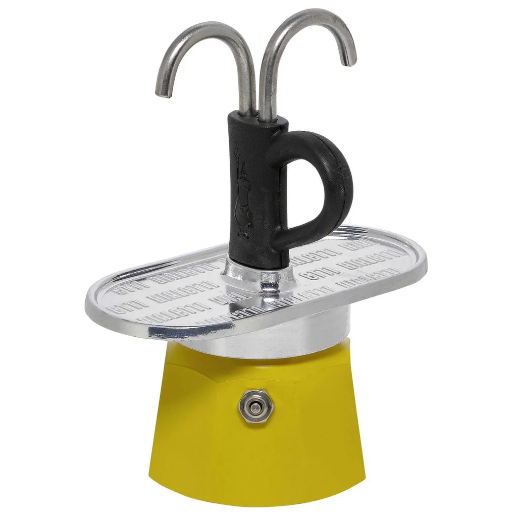 Set Caffettiera Bialetti Mini Express Lichtenstein 2 Tazze 90ml Design
