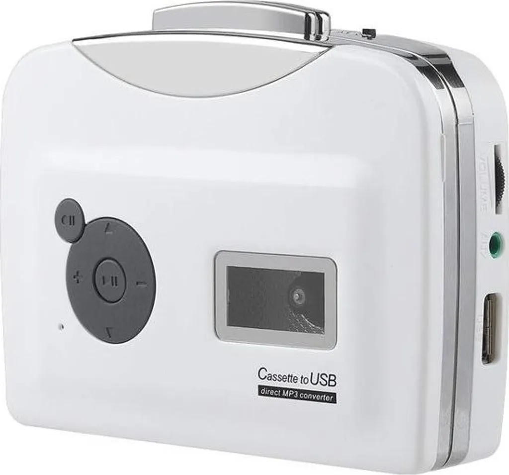 Lettore di cassette portatile e convertitore MP3 - Lettore audio stereo per chiavette USB