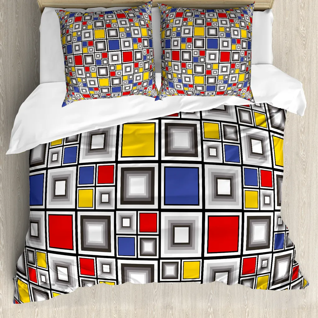 Offerta Copripiumino ABAKUHAUS 200x200 - Stile Mosaico Multicolore