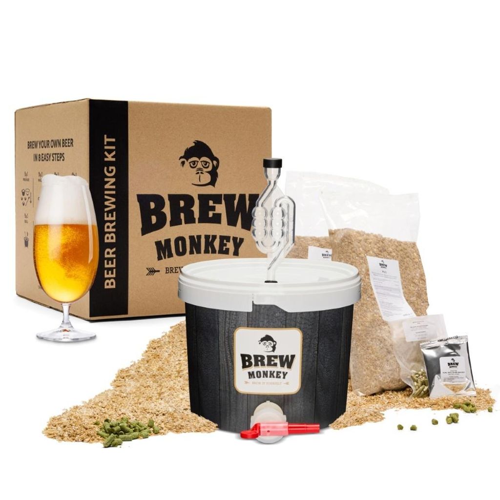 Brew Monkey® Bierbrauset Helles/Blond | Basic Set 5 Liter Produktbild 