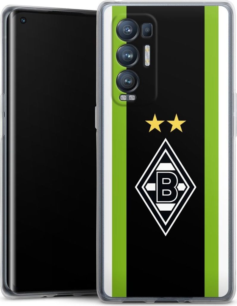 DeinDesign Handyhülle für Oppo Find X3 Neo Silikon Hülle Case Smartphone Schutzhülle Borussia Mönchengladbach Gladbach Logo