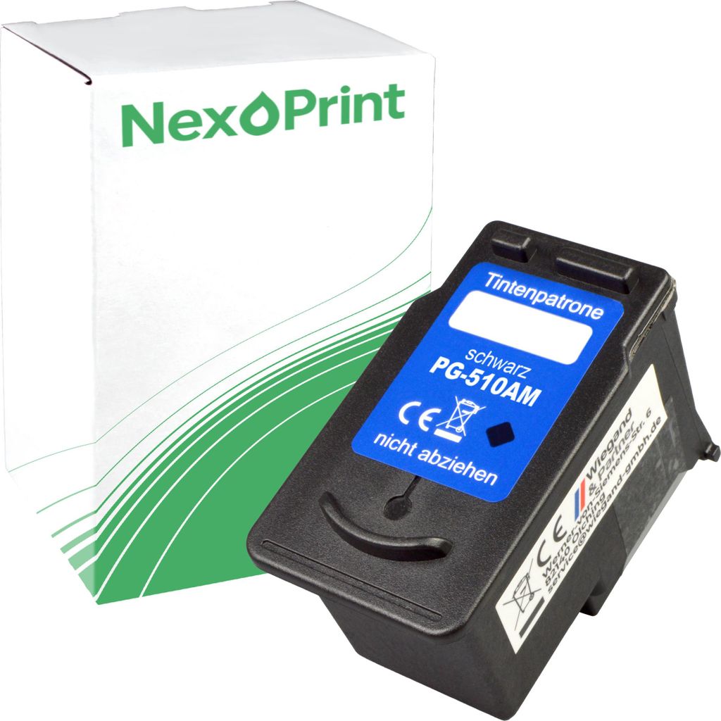 NexoPrint PG-510 schwarz Druckerpatronen kompatibel zu Canon Pixma MP 490 Pixma MP 495 Pixma MP 499 ca. 270 Seiten