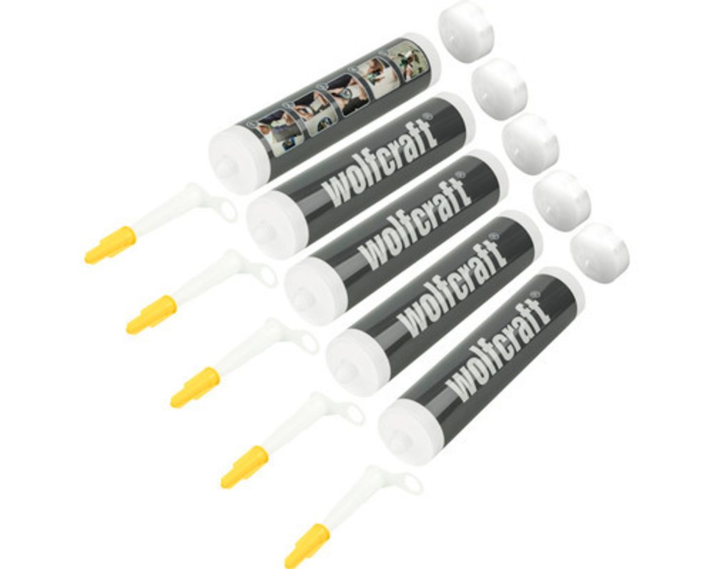 Leerkartuschen Wolfcraft 310ml 5 Stk. Produktbild 