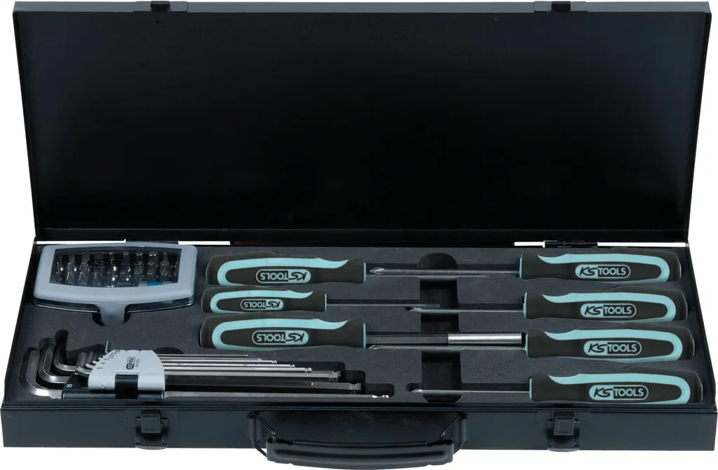 Jeu de combinaisons INOX 48 pièces KS TOOLS anticorrosion 910.2460