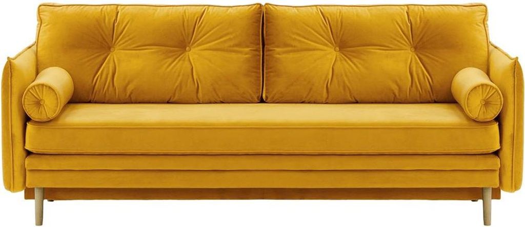 Schlafsofa Darnet mit Stauraum-Velluto 8-wax black