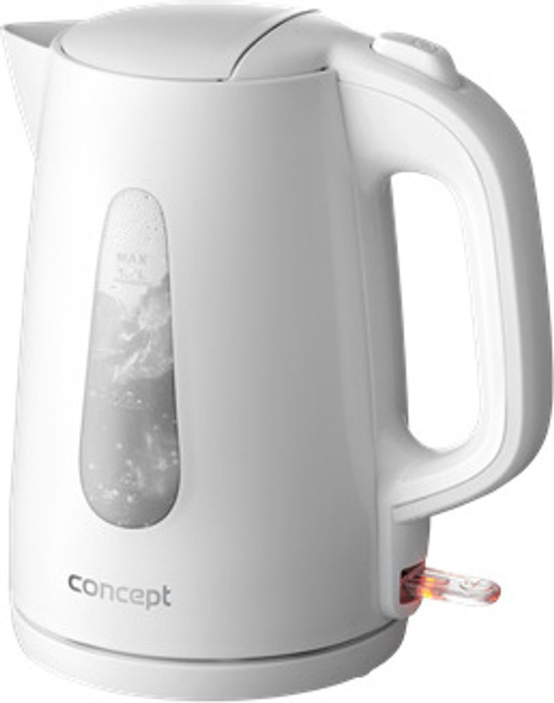 Concept RK2380/81/82/83/84 Schnurloser Wasserkocher, Kunststoffgehäuse, 1,7 l FÃ1/4llmenge, 2200 Watt, 360° Sockel, Trockengehschutz, Kalkfilter...