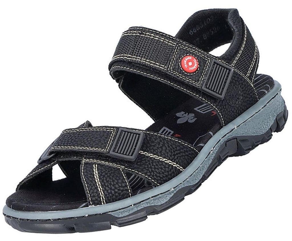 Rieker Damen Trekkingsandalen schwarz, Damen:38 EU Produktbild 