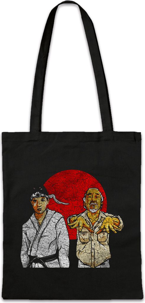 Urban Backwoods Karate Team, Stofftasche, Farbe: Schwarz