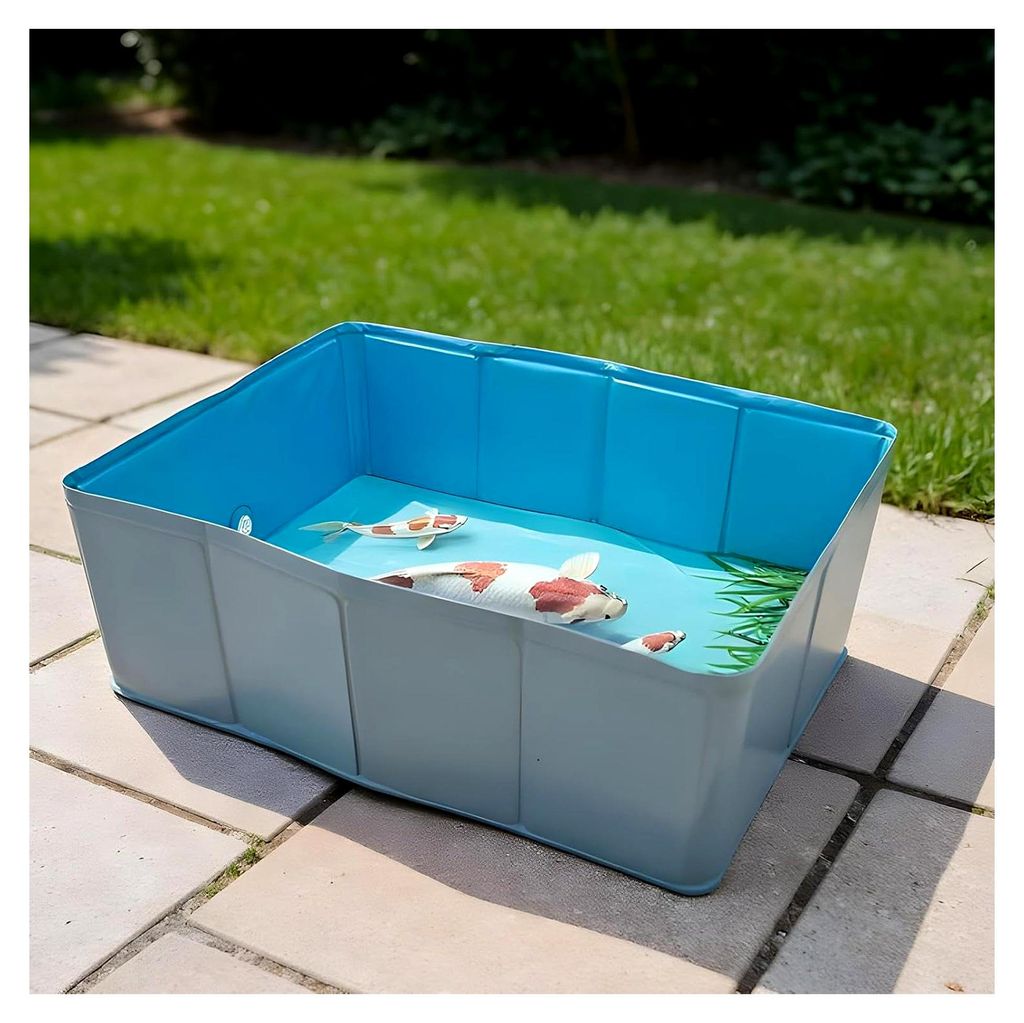 Faltbares Hundepool – Haustierbadewanne – Spielzeug für Welpen, Fellpflege, Wasserspielzubehör für den Außenbereich, Garten, Sommer