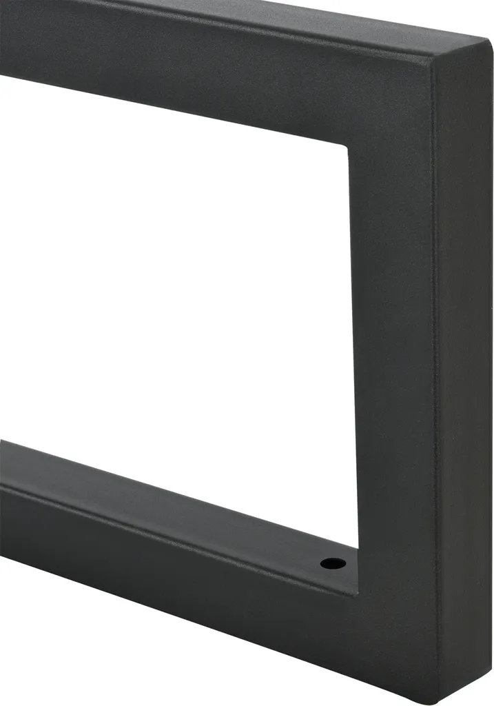 Supports Lavabo 40x20cm Acier Noir : Solution Fixation Murale Stable