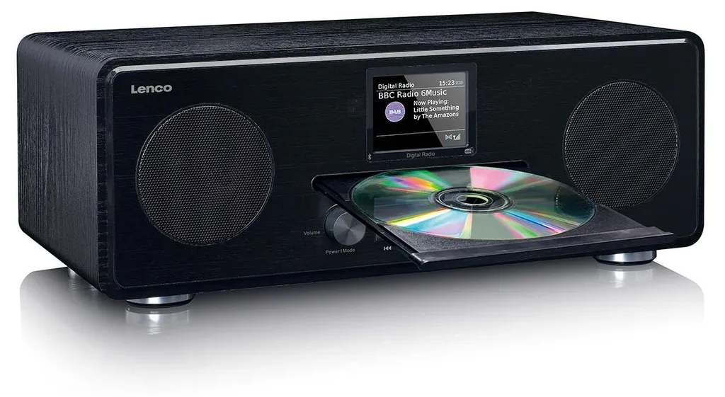 Radio de Salon Lenco DAR-061BK pour Écouter CD, Bluetooth et DAB+ Noir - 3