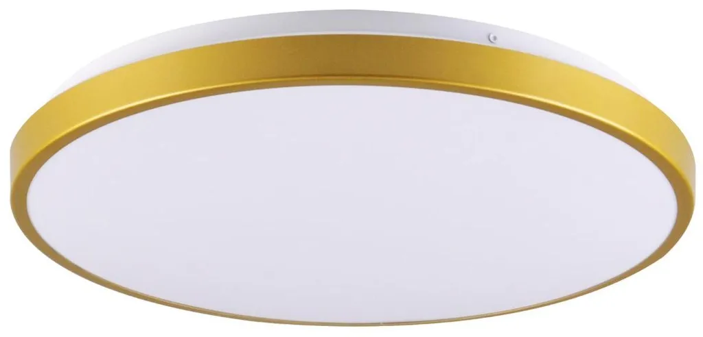 Plafonnier Doré Design KERN 24W 4000K avec Grand Diffuseur de 40 cm