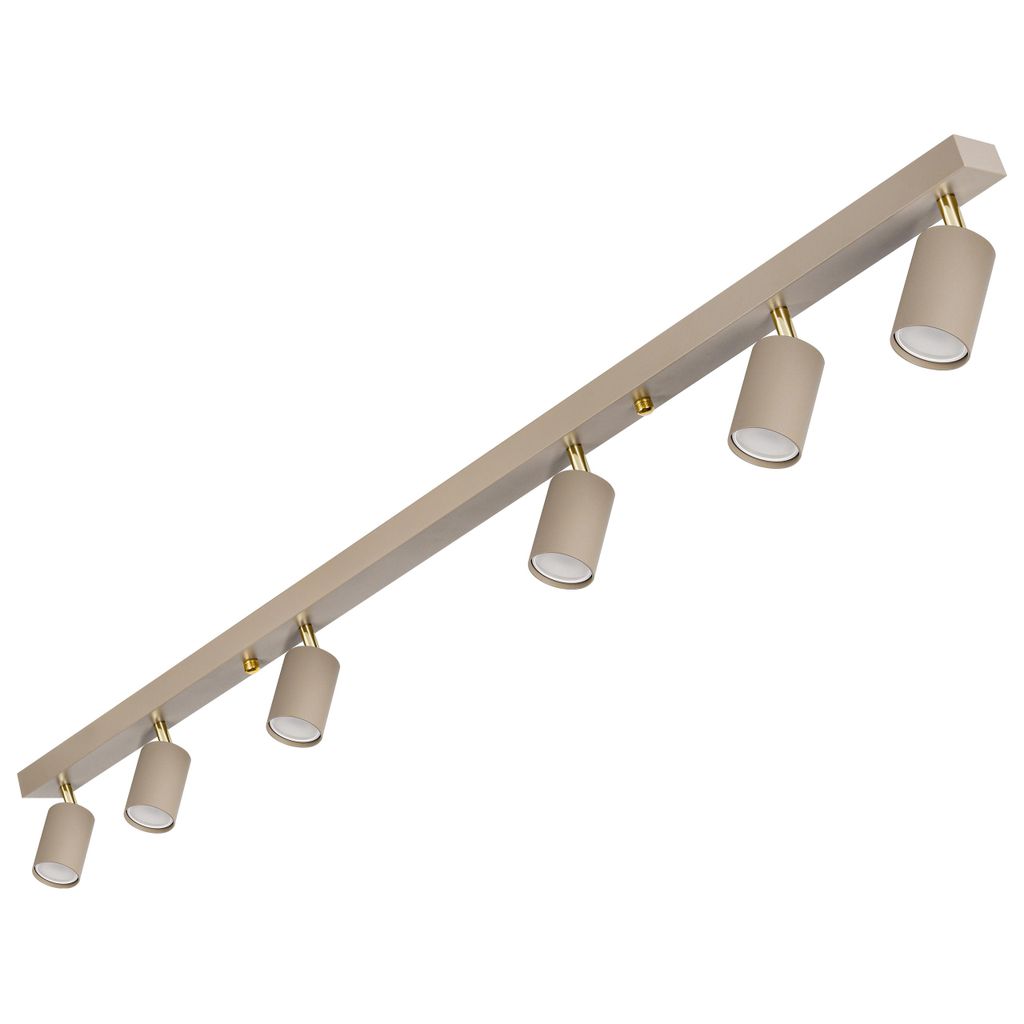 MasterLED Deckenleuchte Bardo 6-flammig GU10 gold-beige Produktbild 