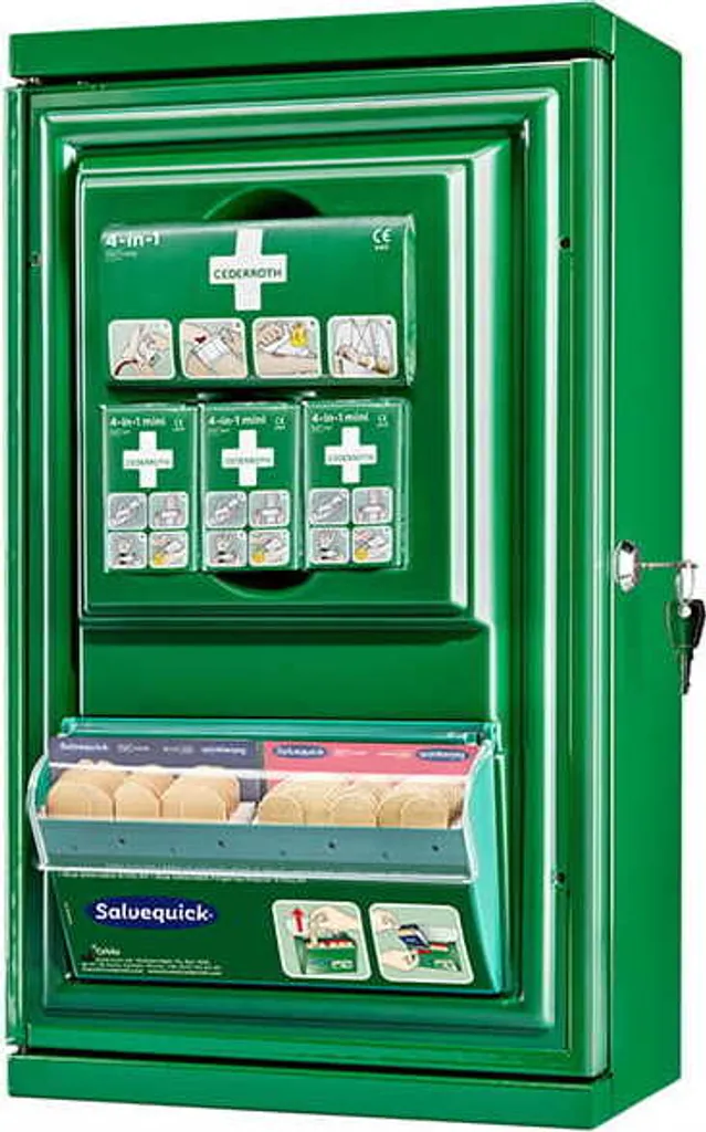 Cederroth REF291400 Panneau de secours en métal pour prévenir les risques