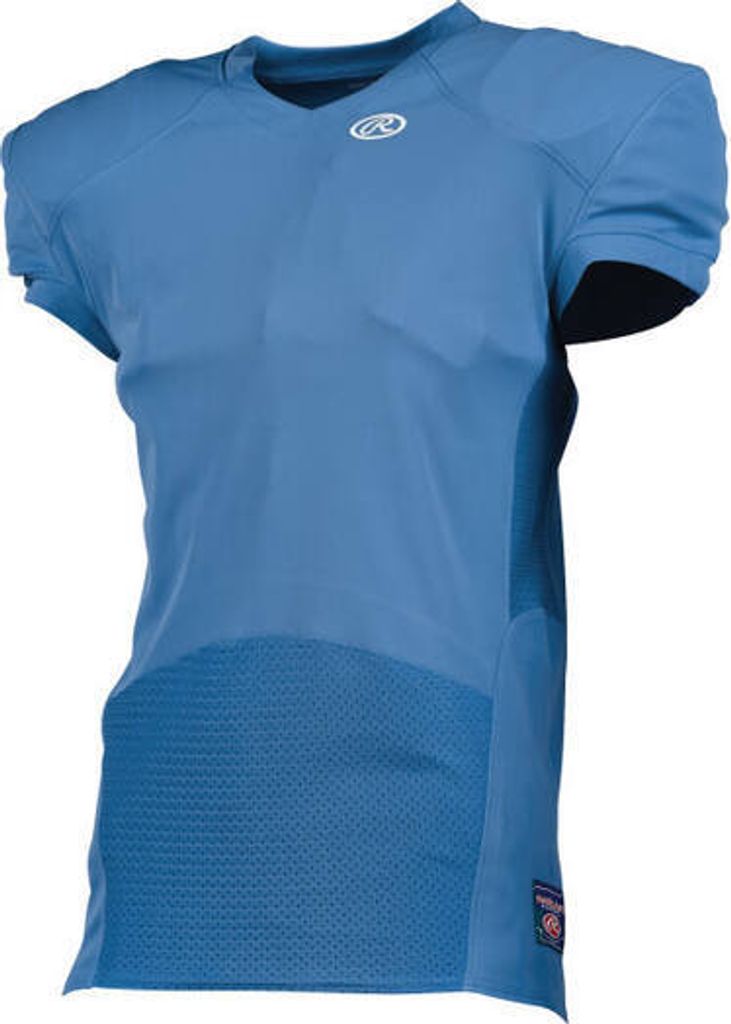 Rawlings YFJHD HMR-D Pro Cut Youth Shirt XL Columbia Blue American Football Artikel