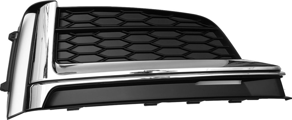 Front Right Nebelscheinwerfergrill für Audi A5 S5 2017-2020 Frontstoßstange Nebelscheinwerferabdeckungseinsätze Nr. 8W6807682F ABS 1 Stück
