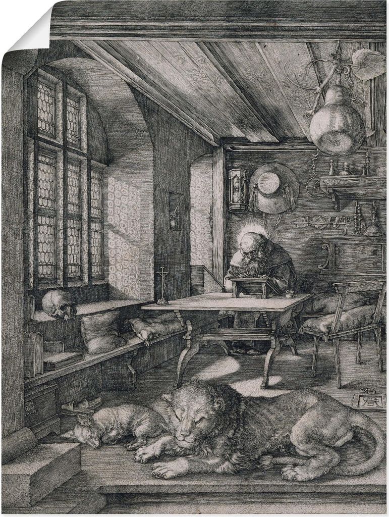 ARTland Poster Hieronymus im Gehäuse. 1514 Größe: 90x120 cm