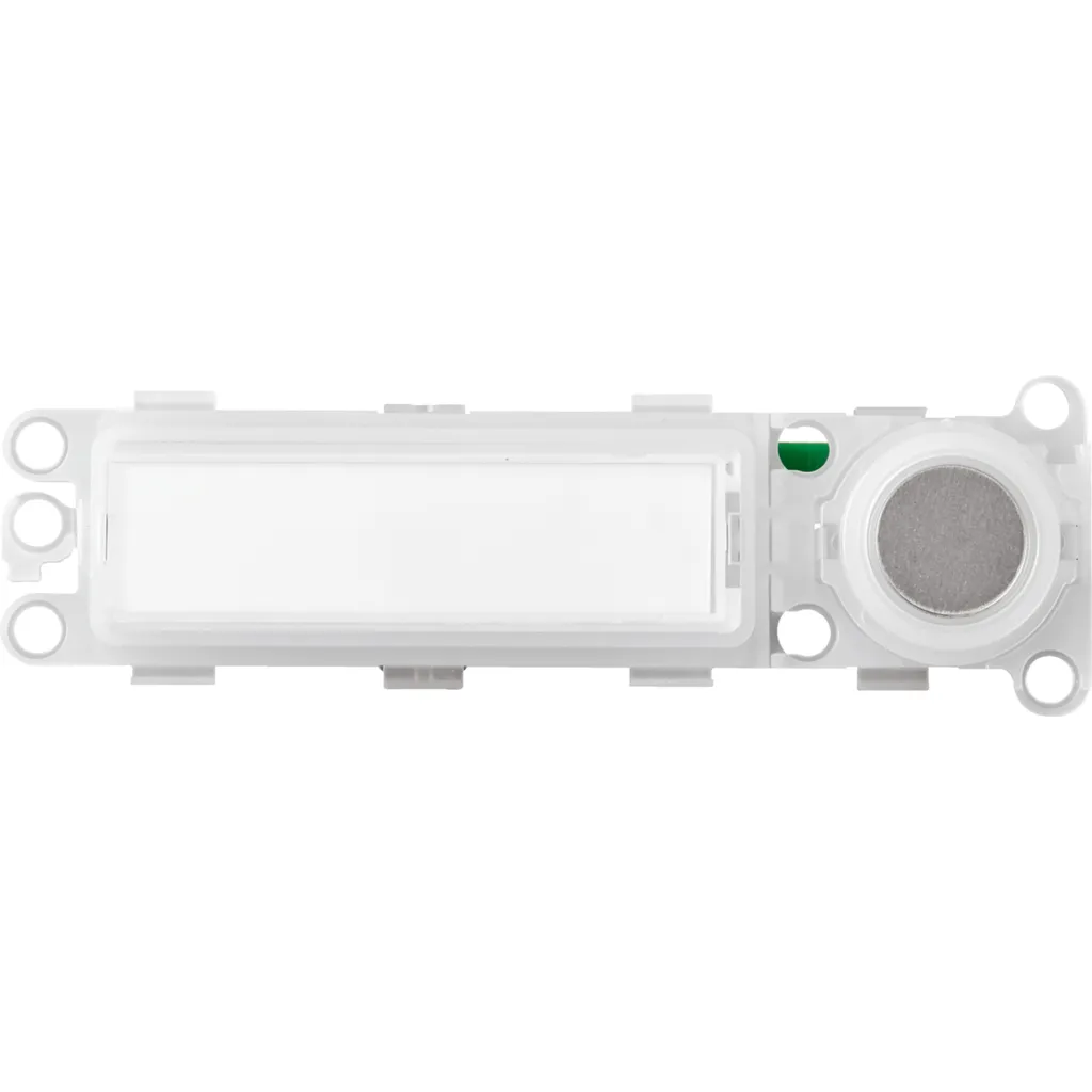 Pulsante Ritto (acciaio inox) con targhetta RGE1274439