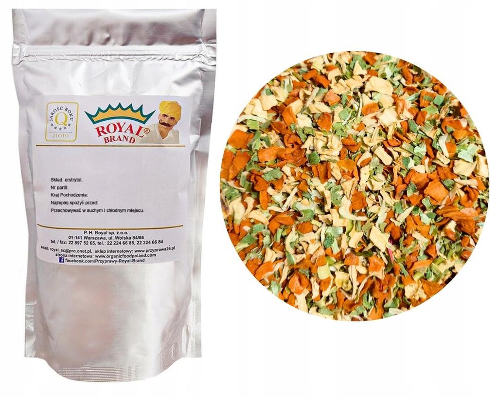 SUŠENÁ ZELENINA 500 g Prírodná zeleninová zmes Royal Brand Obrázok produktu 