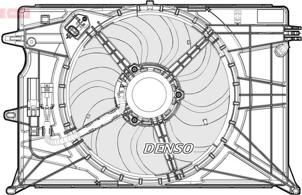 Ventilateur radiateur haute performance DENSO DER09074 pour Renegade