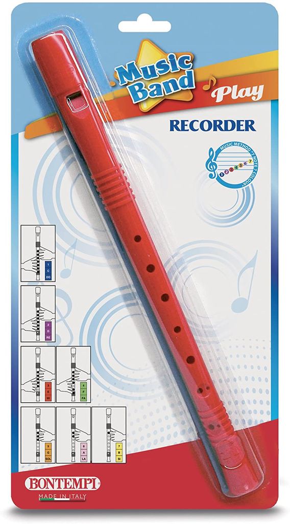 Bontempi 31 3042 Blockflöte, Rot